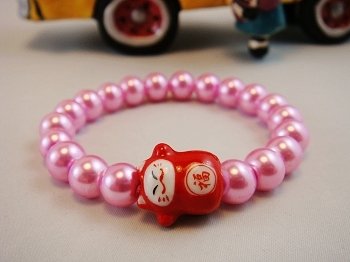 A0128-Japanese Lucky Cat Genuine Tao Yue Tang (Pink)