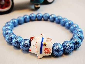 A0137-Japanese Genuine Pearl wrinkles (Blue)