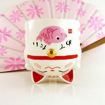 A0196 - Japanese Lucky Cat Ceramic cup