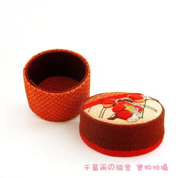A0209 -Japanese Lucky Cat and wind ã® laugh dream Grand Jewelry Box