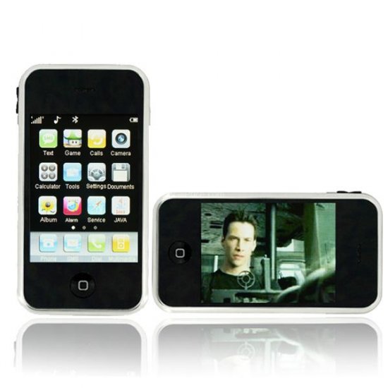 i9+ Quad-band Touch Screen Dual SIM Standby JAVA Mobile Phone Free Shipping