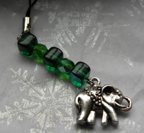 Luck Of The Elephant Cellphone Charm