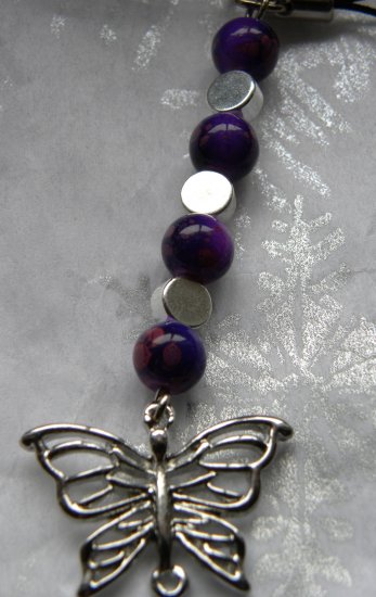 Fly Away Butterfly Cellphone Charm