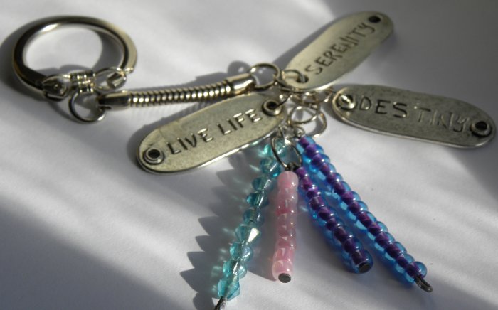 Live Life Keychain