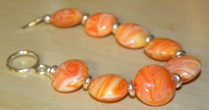 Orange Creamcicle Bracelet