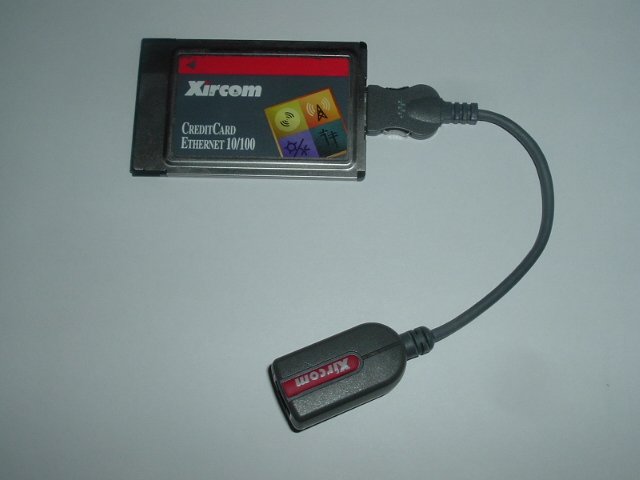 Xircom CE3B-100 NIC pcmcia w/ CABLE