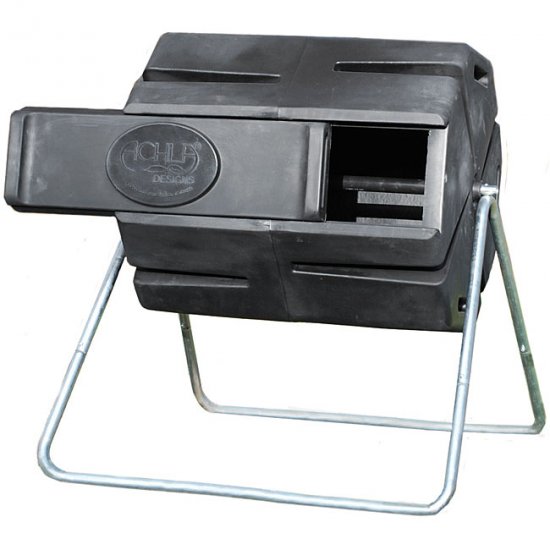 NEW! SPINNING ACHLA HORIZONTAL COMPOSTER FREE SHIP