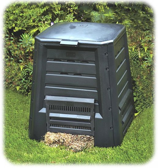 NEW! 90 GALLON Black COMPOSTER Ventilated FREE SHIPPING