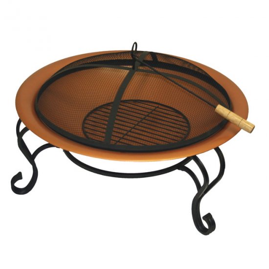 GRIP 30 inch OUTDOOR FIRE PIT - YARD DECOR ENTERTAIN
