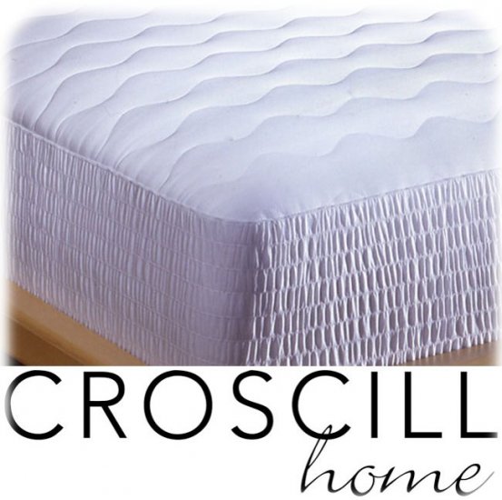 CROSCILL 400 TC Pima Cotton Mattress Pad Cal QUEEN NEW