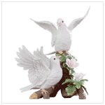 22803 Doves On A Floral Branch