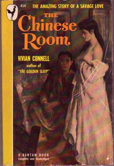 The Chinese Room, Vivien Connell, Vintage Paperback Book, Romance, China, Bantam #454