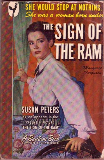 The Sign of the Ram, Ferguson, Vintage Paperback Book, Mystery, Bantam #158
