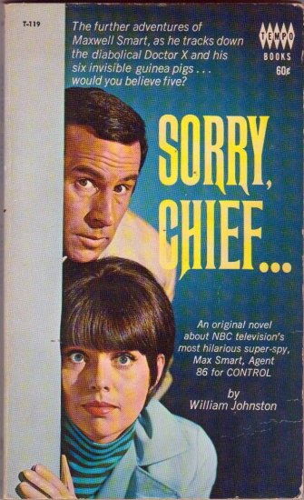 Sorry Chief (Get Smart), Vintage Paperback Book, TV Tie-In, Don Adams, Feldon, Tempo #T-119