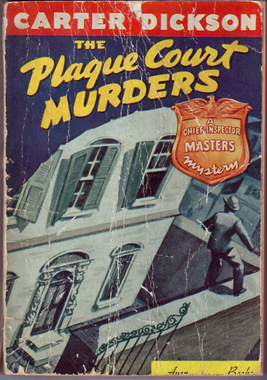 The Plague Court Murders, Carter Dickson, Vintage Paperback Book, Avon NO#-7, Mystery