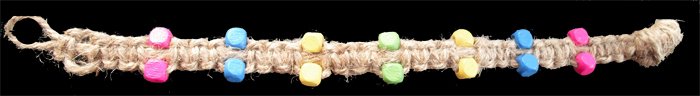 Double Beaded Hemp Bracelet