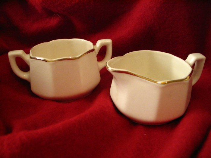 Vintage Mt. Clemens USA After Dinner Sugar Creamer cuppatea.ecrater.com