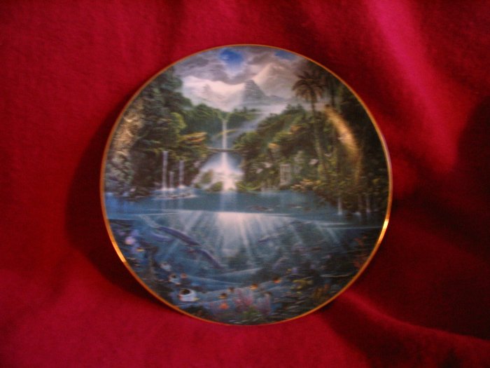 Sanctuary of the Dolphin Plate Limited Edition Hamilton Collection cuppatea.ecrater.com