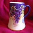 Antique CAC Lenox American Belleek Grapes Tankard Stein Hand Painted cuppatea.ecrater.com