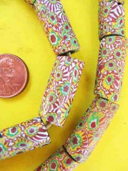 Large Old Millifiore Beads