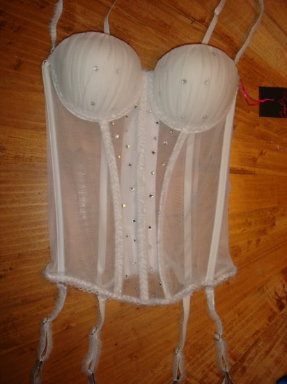 Carol Malony Twinkle Corset 2047-03 S 34B NWT