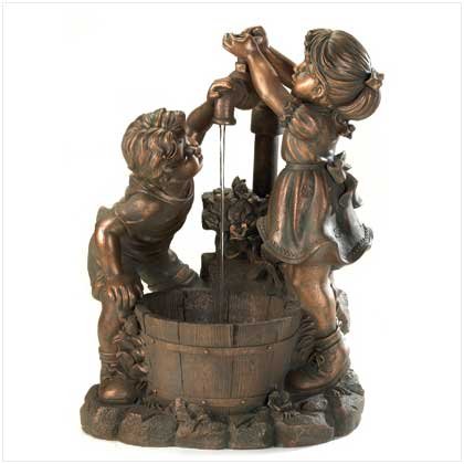 Outdoor water fountain