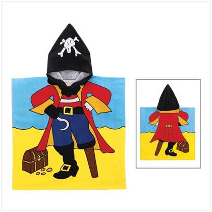 Pirate Hooded Play Towel