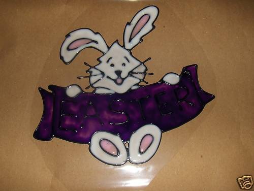 Easter Faux Stained Window Cling