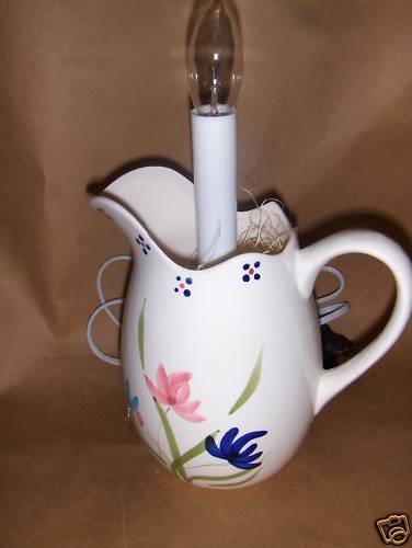 Fowers Lighted Pitcher Coffee Cup