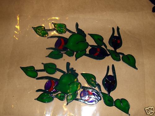 Ivy Faux Stained Window Cling