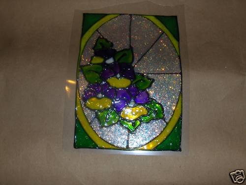 Pansi Faux Stained Window Cling