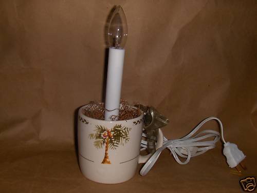 Palm Tree Lighted Coffee Cup