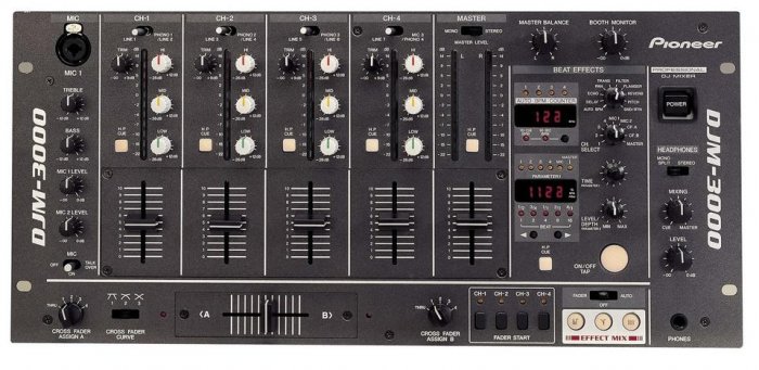DJM-3000 / 19" Clubmixer 4 channel