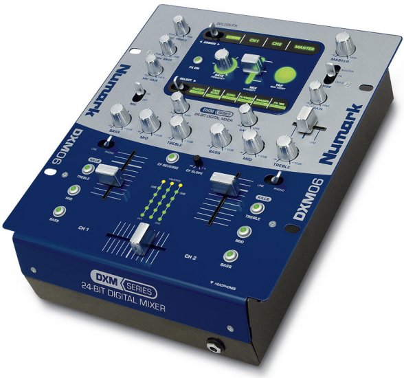 DXM06 / 24 Bit Digitalmixer 12 Effekte, 3 Band Kill EQ