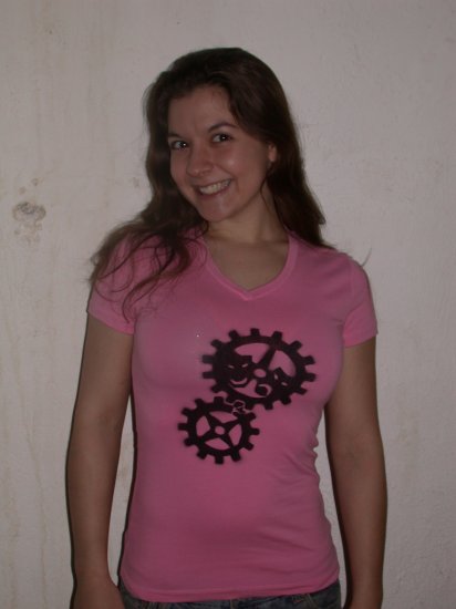 Women's Tee - Pink/Black