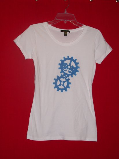 Women's Tee - White/Blue