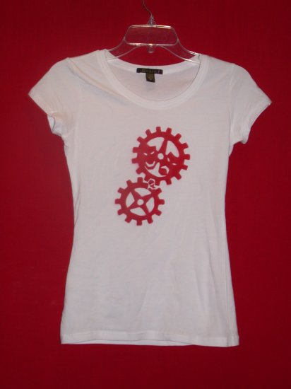 Women's Tee - White/Red