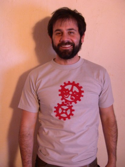 Standard Tee - Gray/Red