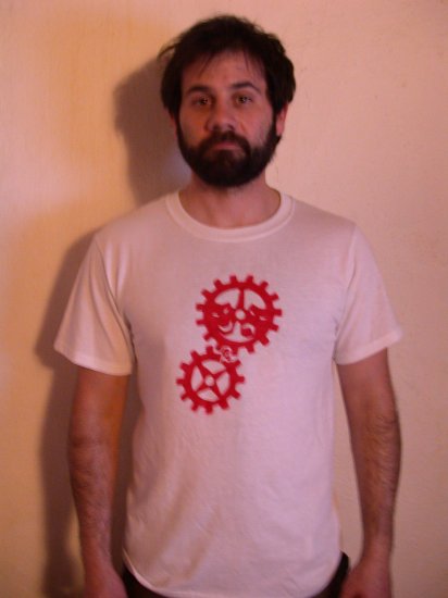 Standard Tee - White/Red