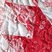 Red and White Baby Quilt
