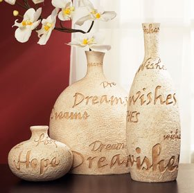 Hopes Dreams Wishes Stone Vases