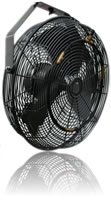 Misting Fan 18" , Outdoor Rated, 3 Speed Control,Black , (MDF18BL)