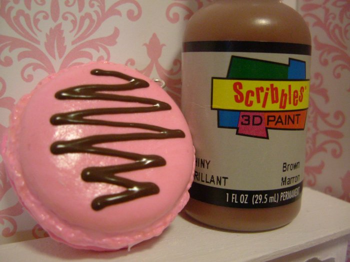 Brown Chocolate Sauce 3D Paint for Deco Miniature Sweets