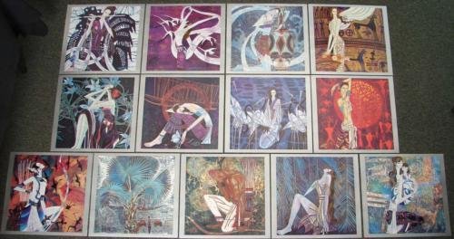 Lot of 13 TING SHAO KUANG prints China Jiang Lu Hong