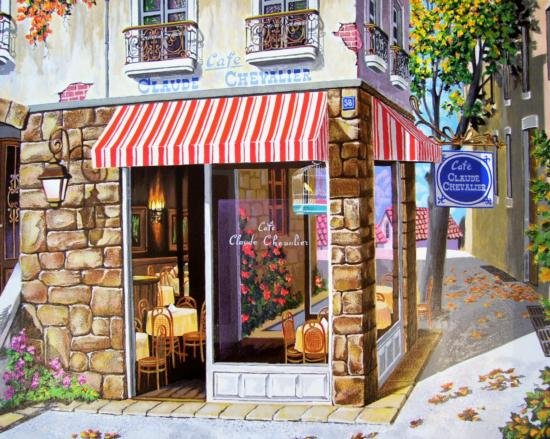 ARKADY OSTRITSKY~CAFE CHEVALIER~Shvaiko Park West HUGE!