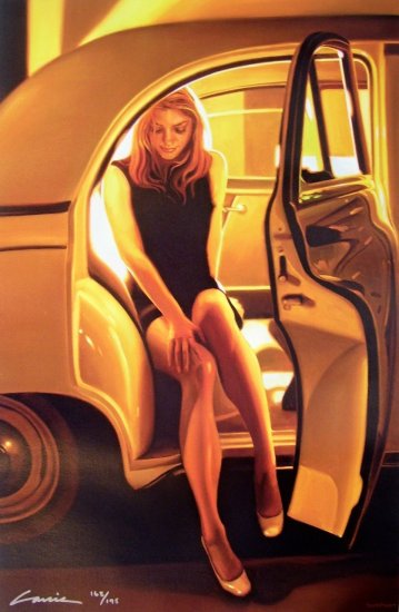 CARRIE GRABER GLAMOUR Rolls Royce HS# CANVAS