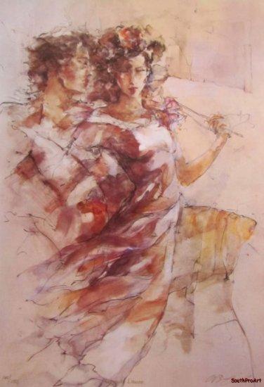 GARY BENFIELD HEAVENLY DANCE Treby HS&# English CANVAS