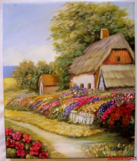 NURIT GRANOT~ORIG PAINTING on Stretched CANVAS Kincade