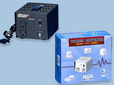 500 Watts Step Up Step Down Voltage Transformer with Three Plug-ins