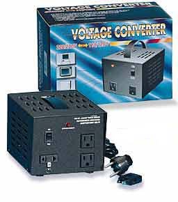 TC-2000 2000 Watt Step Up Step Down Transformer with four output socket outlet